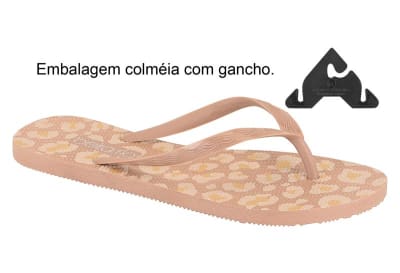 BEIRA RIO 8449-802 TIRA PRONTA ONCA NUDE,