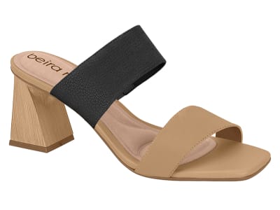 BEIRA RIO T7 8471-315 NAPA FLOATHER TURIM NEGRO TAN,