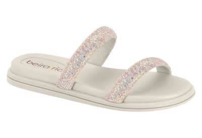BEIRA RIO 8488-122 TIRA PRONTA BELIZE BLANCO OFF CHAMPANHE,