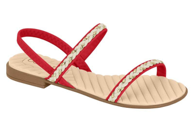 BEIRA RIO 8519-111 TRANCA NAPA TURIM ROJO BLANCO OFF DORADO,1