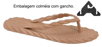 BEIRA RIO 8557-100 GASPEA PRONTA NUDE,