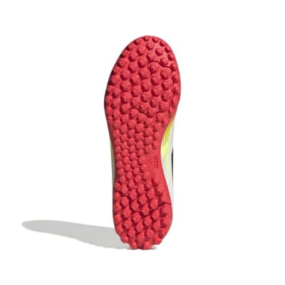 ADIDAS J IE3732 F50 CLUB TFJ ROJO AMARILLO NEON,
