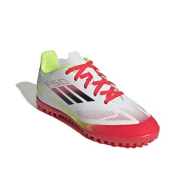 ADIDAS J IE3732 F50 CLUB TFJ ROJO AMARILLO NEON,