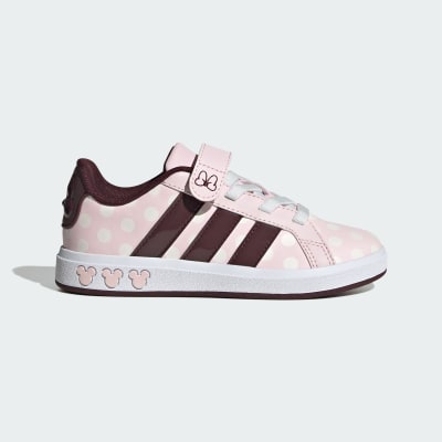 ADIDAS K GRAND COURT MINNIE EL ROSADO VINO JR8133