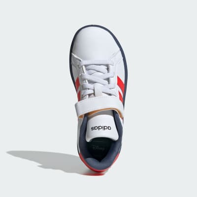 ADIDAS K GRAND COURT MICKEY EL BLANCO NARANJA IF4061