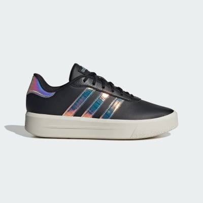 ADIDAS W COURT PLATFORM NEGRO METALIZADO IG86074
