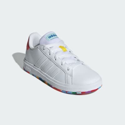 ADIDAS ID0733 GRANDCOURT 2.0 K BLANCO ARCOIRIS2
