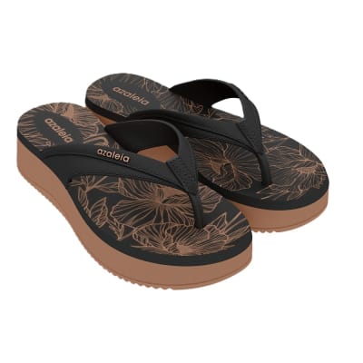 AZALEIA MARIA-180 NEGRO FLORAL,