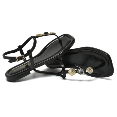 VIA-MARTE 333-002 VERNIZ VIENA PRETO,