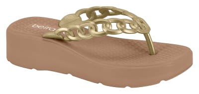 BEIRA RIO 8551-306 NUDE DORADO