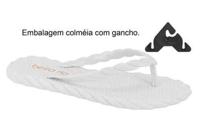 BEIRA RIO 8557-100 GASPEA PRONTA PVC BLANCO
