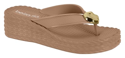 BEIRA RIO 8561-102 GASPEA PRONTA PVC NUDE