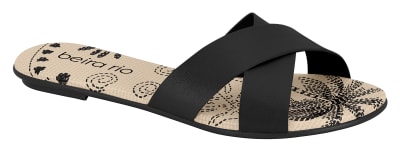 BEIRA RIO 8566-100 NAPA TURIM NEGRO,