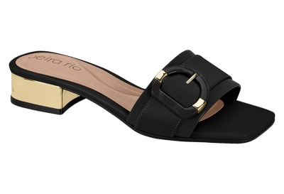 BEIRA RIO 8586-102 NAPA TURIM METAL GLAMOUR NEGRO ORO1