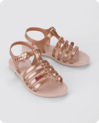 GRENDENE KIDS BARBIE 2BGG8700011 BGG8711 ROSA ORO