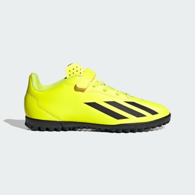 ADIDAS J X CRAZYFAST CLUB TF VERDE NARANJA IF0716