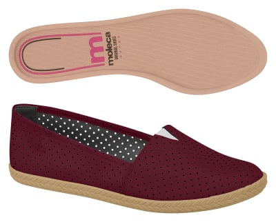 MOLECA 5287-200 NOBUCK VINO,1