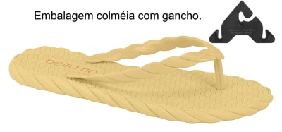 BEIRA RIO 8557-100 GASPEA PRONTA AMARILLO,