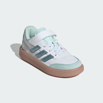 ADIDAS K COURTBLOCK EL BLANCO MENTA JH85694