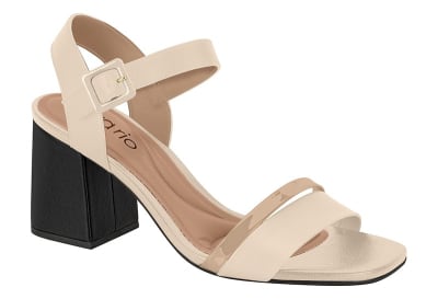 BEIRA RIO T7 8436-233 VERNIZ PREMIUM CREMA BEIGE,