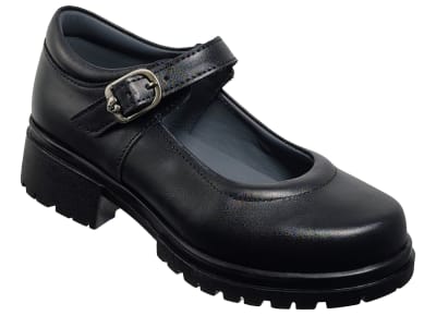 LUCKYBEAR KG E2618AZL4 ESCOLAR HEBILLA NEGRO