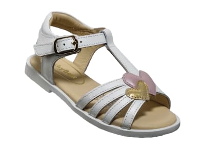 LUCKYBEAR IG V2712AQM3 CUERO GUANTE PERLA BLANCO CORAZON 01TR1
