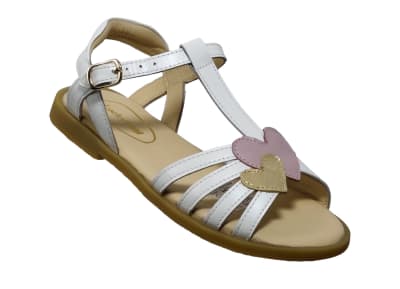 LUCKYBEAR KG V2712ACK4 CUERO GUANTE PERLA BLANCO CORAZON 02TRS1