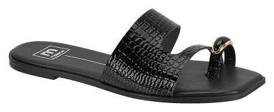 MOLECA 5560-106 VERNIZ CROCO ATLANTA NEGRO