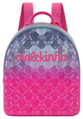 MOLEKINHA 20023-2 DEGRADE GLITER GORGURAO CRISTAL PINK TURQUESA CLARA1
