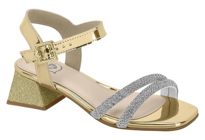MOLEKINHA K 2347-107 TIRA PRONTA STRASS DORADO CRISTAL PLATA