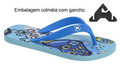 MOLEKINHO KB 2428-201 TIRA PRONTA PVC GAME AZUL COBALTO