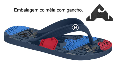 MOLEKINHO KB 2428-201 TIRA PRONTA PVC URBAN MARINHO ROJO1