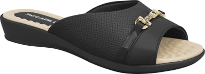 PICCADILLY 500404-7 NAPA STRETCH PONTILHADO PRETO