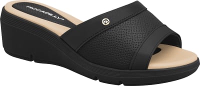 PICCADILLY 540398-13 NAPA STRETCH PONTILHADO PRETO