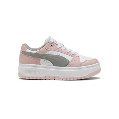 PUMA W REBOUND FEMME LOW BLANCO ROSA GRIS 402592 06