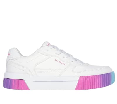 SKECHERS K 310890L-WMN BLANCO MULTI NEON,