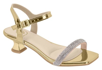 MOLEKINHA 2363-202 METAL GLAMOUR TIRA PRONTA DORADO CRISTAL,