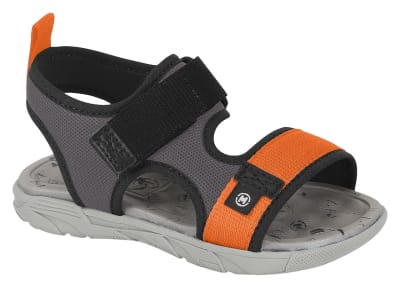 MOLEKINHO 2135-347 NYLON FLAT NEGRO NARANJA1