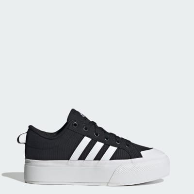 ADIDAS W BRAVADA 2.0 PLATFORM NEGRO BLANCO IE23102
