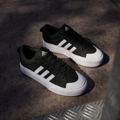 ADIDAS W BRAVADA 2.0 PLATFORM NEGRO BLANCO IE2310