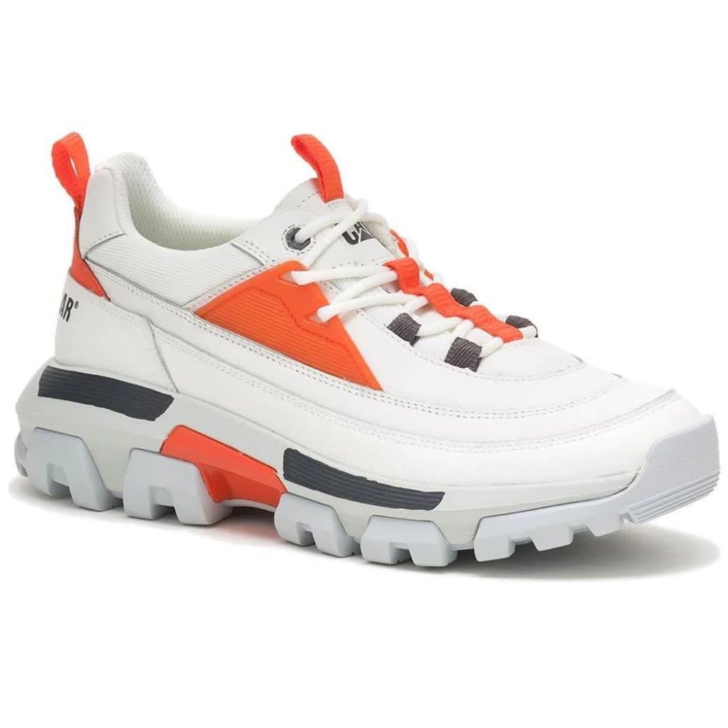 CAT P110065 RAIDER LACE BLANCO NARANJA | Lindsy Shoes