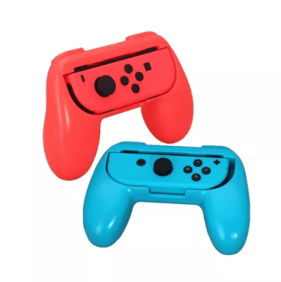 Case Silicona para Joycon Rosa/Celeste1