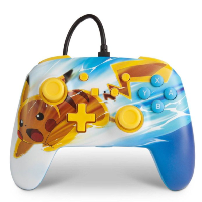 Control Alámbrico Nintendo Switch Picachu1