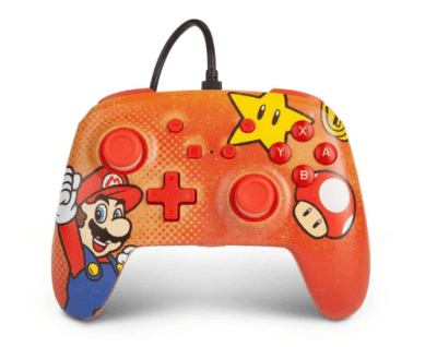 Control Alámbrico Nintendo Switch Super Mario Rojo1