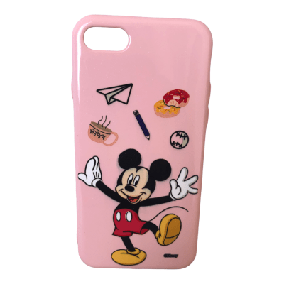 Carcasa iPhone7/8/SE 2020 Disney Mickey Rosa1