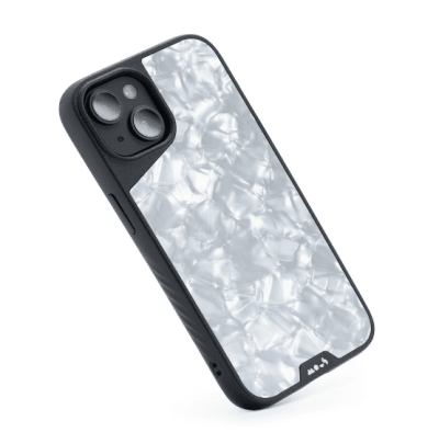 Carcasa Mous iPhone 14 Plateado Perla1