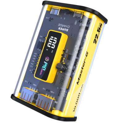 Bateria Externa 10.000mAh Transparente Master-G 22.5W1