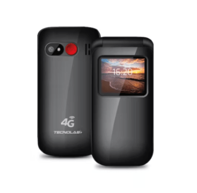 Telefono Senior con Tapa Negro TL456BK1