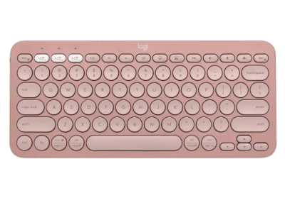 Teclado Pebble Keys S K380S Rosado1