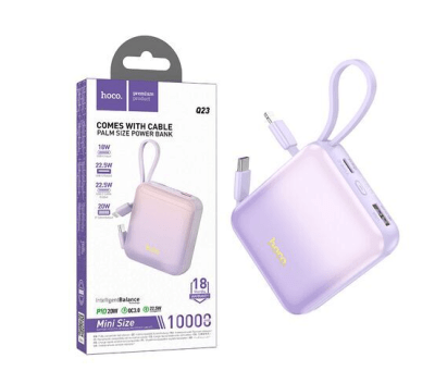 Mini Hoco Q23 Morado 10000 mAh 20w QC3.01